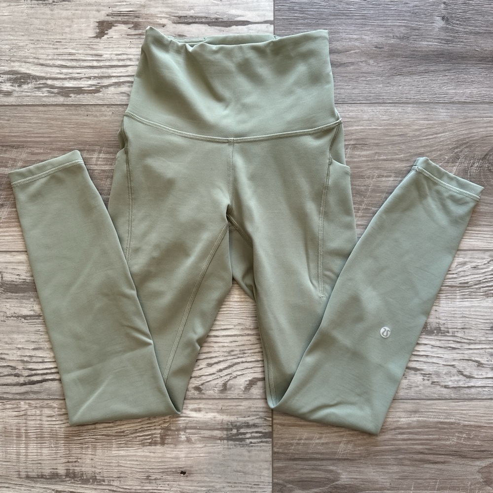 Green High-Waisted Leggings